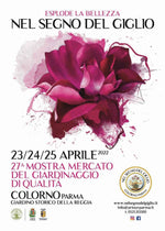 23, 24 e 25  Aprile vi aspettiamo a "Nel Segno del Giglio" -  Reggia di Colorno (Parma)