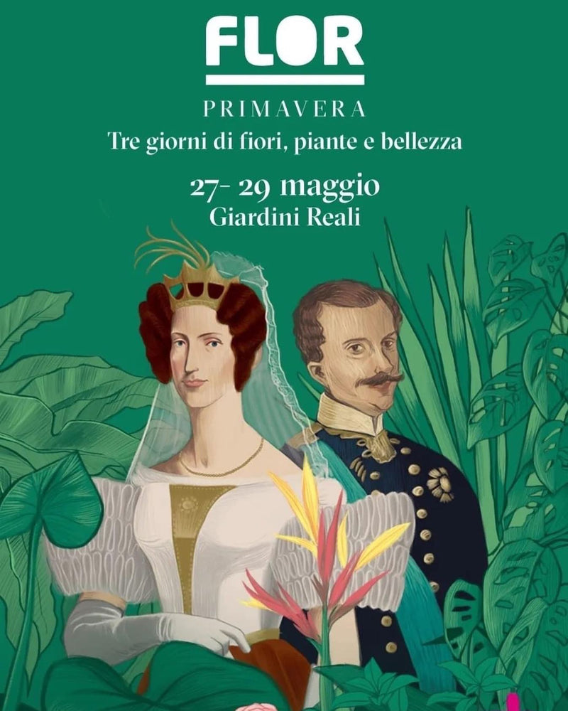 Venerdi' 27, Sabato 28 e Domenica 29 Maggio vi aspettiamo a "Flor" - Giardini Reali - Torino